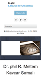Mobile Screenshot of meltemkavcarsirmali.com